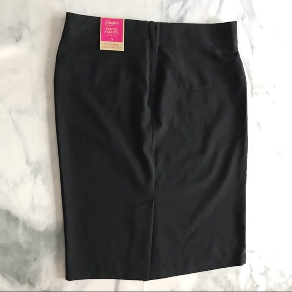 Candie’s City Fit Pencil Midi Suit Skirt Black 5 - Picture 2 of 7